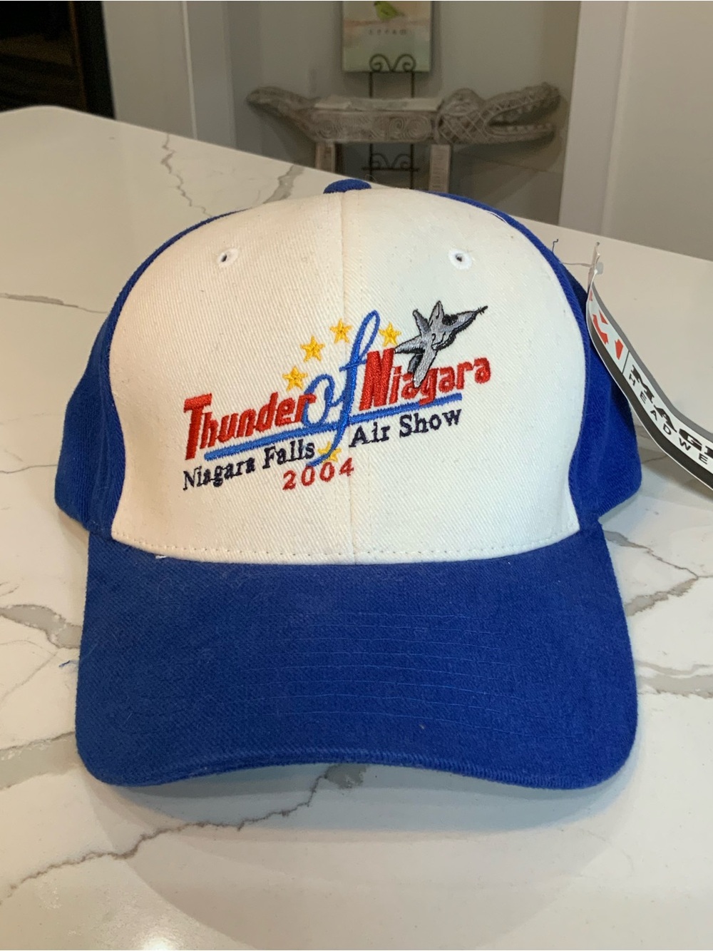 Vintage 2004 Thunder of Niagara Air Show Embroidered Velcro Hat - New with Tag